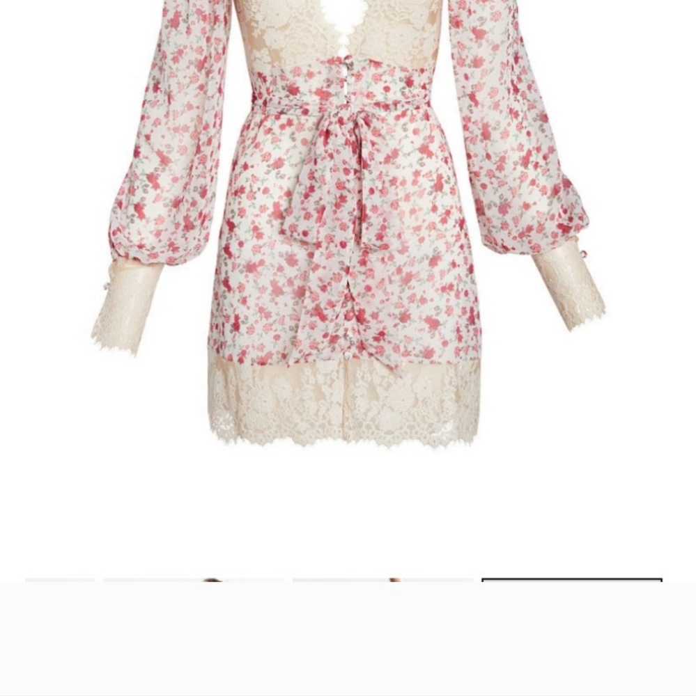 Melrose For Love and Lemons White Robe